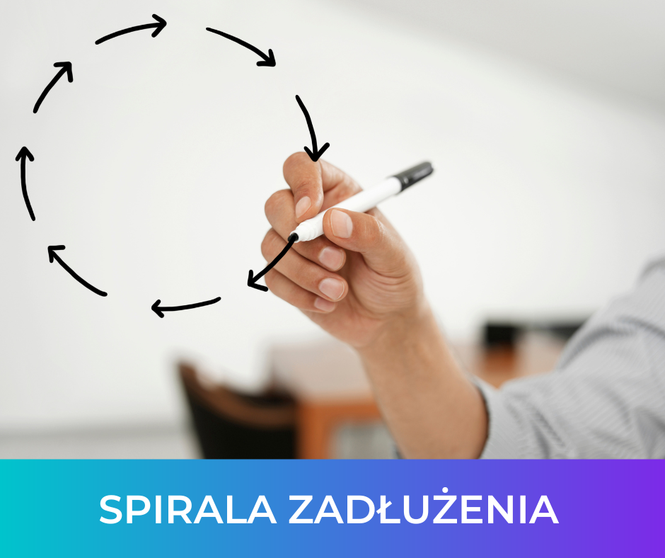 Spirala zadłużenia — jak ją przerwać i wyjść z długów nie mając pieniędzy?