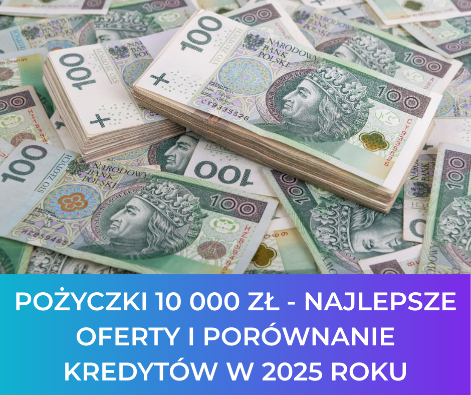 Pożyczki 10 000 zł – najlepsze oferty i porównanie kredytów w 2025 roku