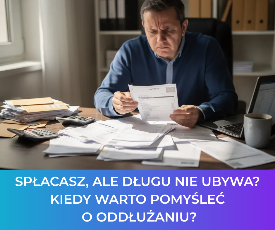 Spłacasz, ale długu nie ubywa? Kiedy warto pomyśleć o oddłużaniu?